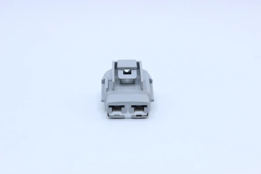 Sumitomo Female TS Gray 312 - 2 Terminal in Style: Flying Lead. Sumitomo TS in Gray. These connectors are typically found in OEM applications and are available as a connector only or as a flying lead. An extra terminal is included with every connector, be