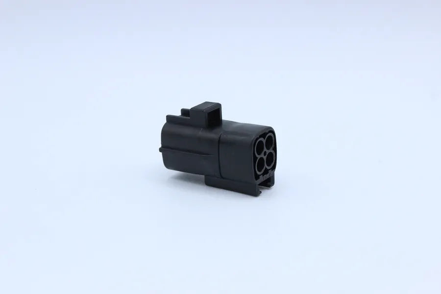 Sumitomo Male TS Black - 4 Terminal in Style: Flying Lead. Sumitomo TS in Black. These connectors are typically found in OEM applications and are available as a connector only or as a flying lead. An extra terminal is included with every connector, becaus