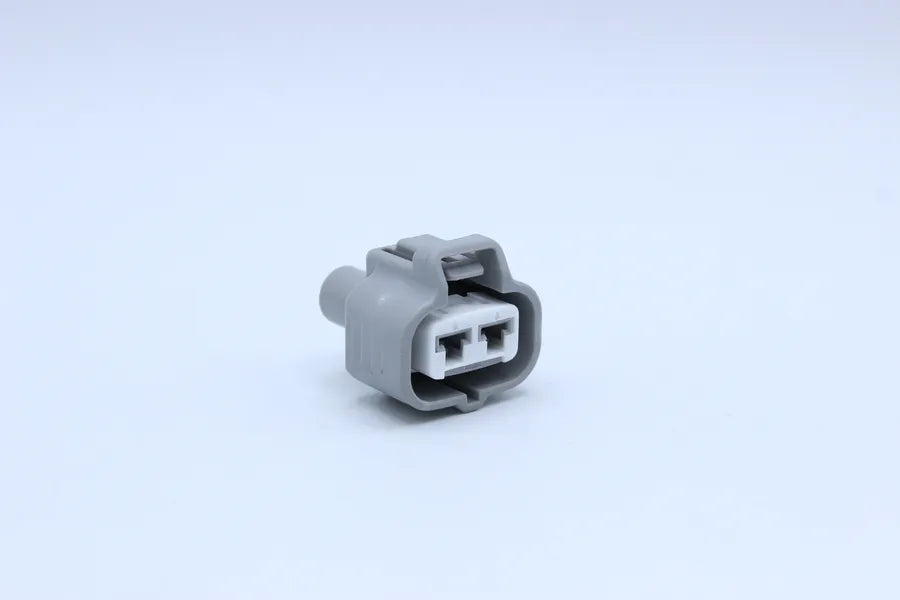 Sumitomo Female TS Gray tab width 4.8 - 2 Terminal in Style: Connector Only. Sumitomo TS in Gray. These connectors are typically found in OEM applications and are available as a connector only or as a flying lead. An extra terminal is included with every