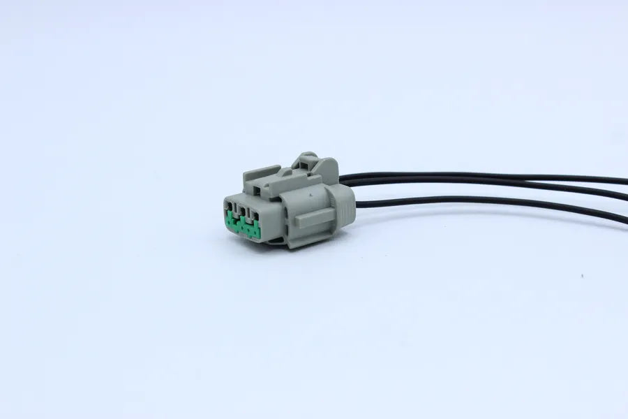 Sumitomo Female RS Gray - 3 Terminal in Style: Connector Only. Sumitomo RS in Gray. These connectors are typically found in OEM applications and are available as a connector only or as a flying lead. An extra terminal is included with every connector, bec