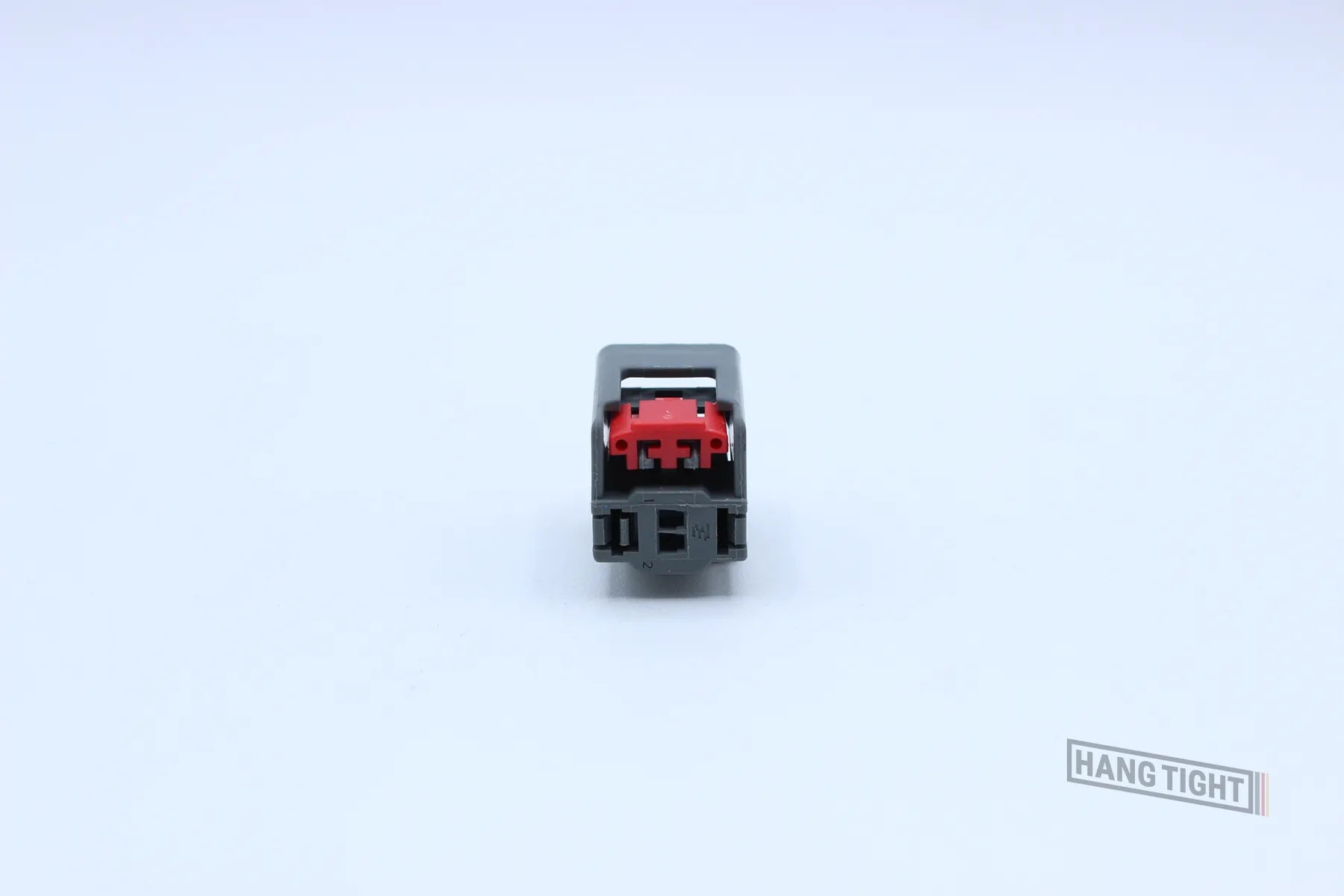 TE Female AMP 0.64 Gray Horizontal lock tab layout - 2 Terminal in Style: Flying Lead. TE AMP 0.64 in Gray. These connectors are typically found in OEM applications and are available as a connector only or as a flying lead. An extra terminal is included w