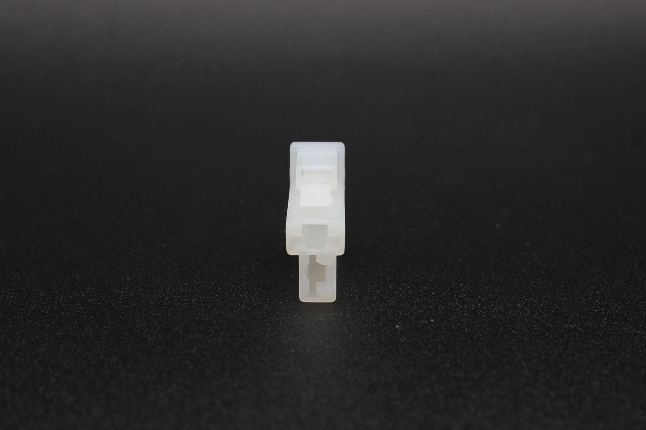 Sumitomo Female 250 White - 2 Terminal in Style: Flying Lead. Sumitomo 250 in White. These connectors are typically found in OEM applications and are available as a connector only or as a flying lead. An extra terminal is included with every connector, be