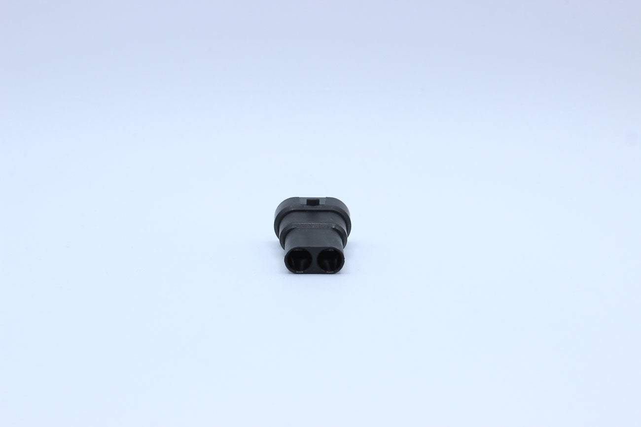 Delphi Male Metri-pack 280 Black - 2 Terminal in Style: Flying Lead. Delphi Metri-pack 280 in Black. These connectors are typically found in OEM applications and are available as a connector only or as a flying lead. An extra terminal is included with eve