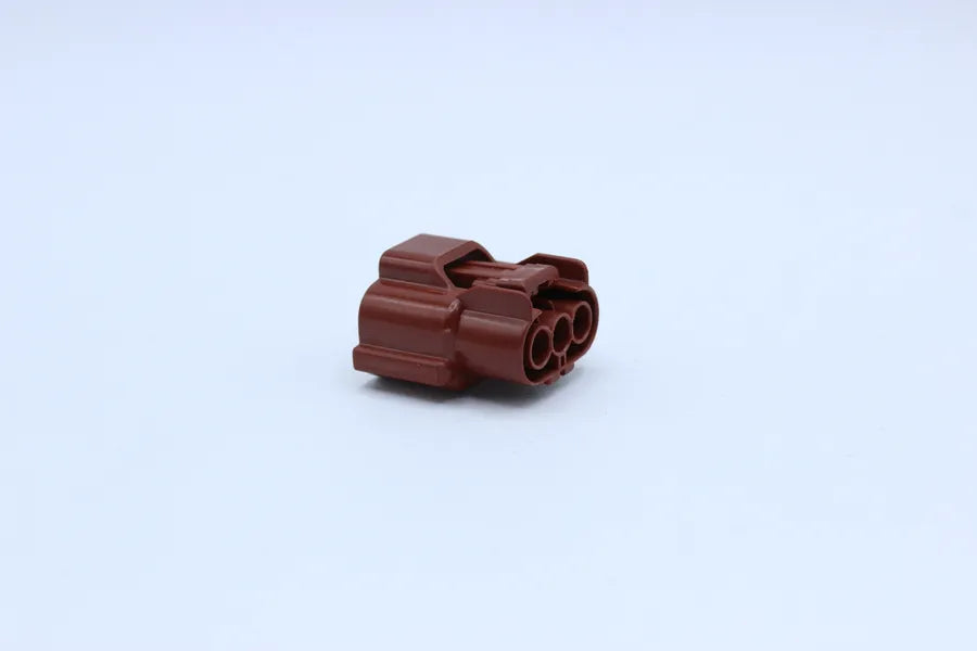 Sumitomo Female 62 Brown - 3 Terminal in Style: Flying Lead. Sumitomo 62 in Brown. These connectors are typically found in OEM applications and are available as a connector only or as a flying lead. An extra terminal is included with every connector, beca