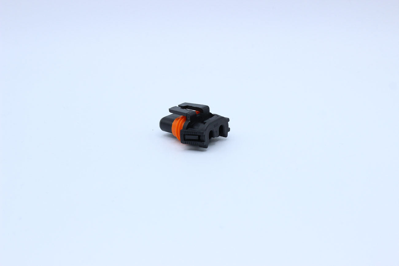 Delphi Female Metri-pack 280 Black type 3 - 2 Terminal in Style: Connector Only. Delphi Metri-pack 280 in Black. These connectors are typically found in OEM applications and are available as a connector only or as a flying lead. An extra terminal is inclu