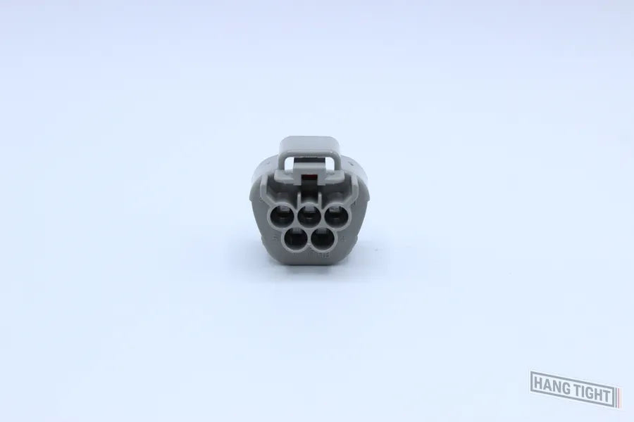 Sumitomo Female TS Gray - 5 Terminal in Style: Connector Only. Sumitomo TS in Gray. These connectors are typically found in OEM applications and are available as a connector only or as a flying lead. An extra terminal is included with every connector, bec