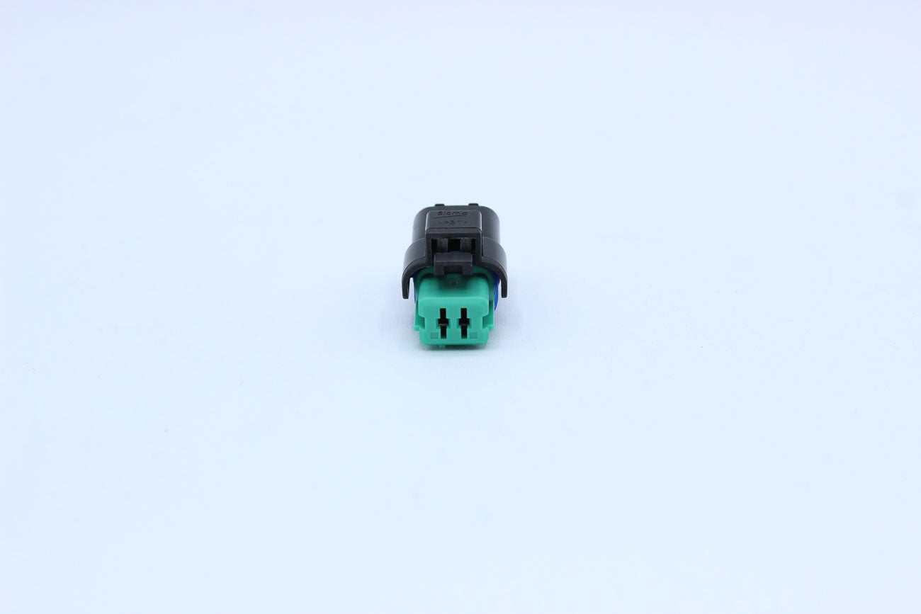 FCI Female Sicma 1.5 Green - 2 Terminal in Style: Connector Only. FCI Sicma 1.5 in Green. These connectors are typically found in OEM applications and are available as a connector only or as a flying lead. An extra terminal is included with every connecto