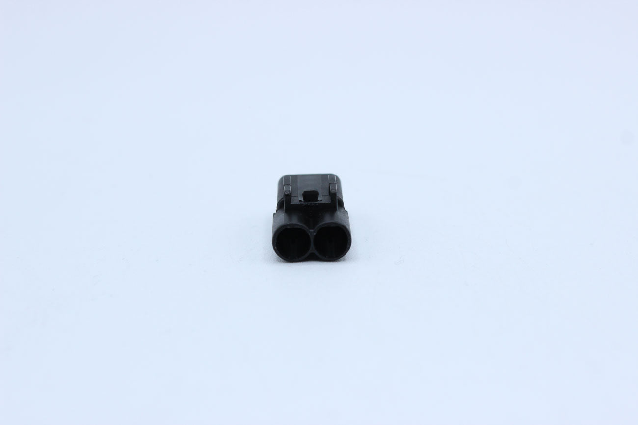 Sumitomo Female HM Black - 2 Terminal in Style: Flying Lead. Sumitomo HM in Black. These connectors are typically found in OEM applications and are available as a connector only or as a flying lead. An extra terminal is included with every connector, beca
