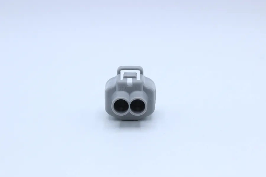 Sumitomo Female TS Gray tab width 4.8 - 2 Terminal in Style: Connector Only. Sumitomo TS in Gray. These connectors are typically found in OEM applications and are available as a connector only or as a flying lead. An extra terminal is included with every