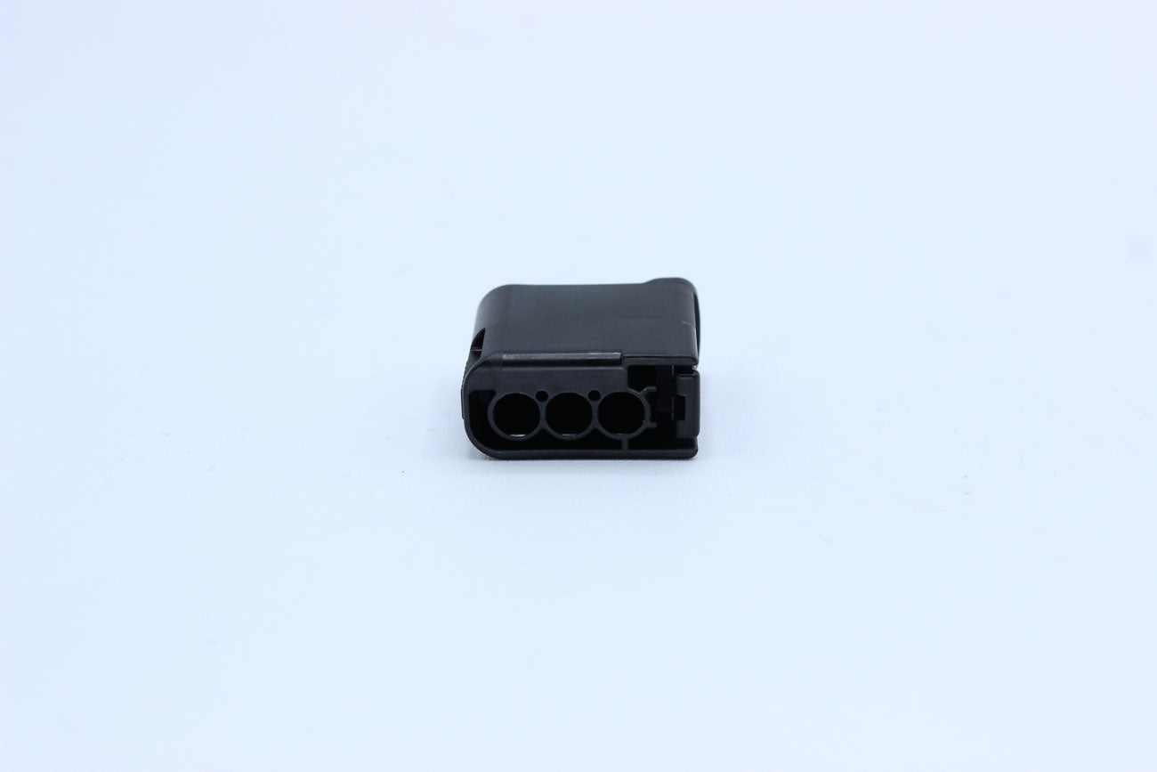 Furukawa Female RFW Black - 3 Terminal in Style: Connector Only. Furukawa RFW in Black. These connectors are typically found in OEM applications and are available as a connector only or as a flying lead. An extra terminal is included with every connector,