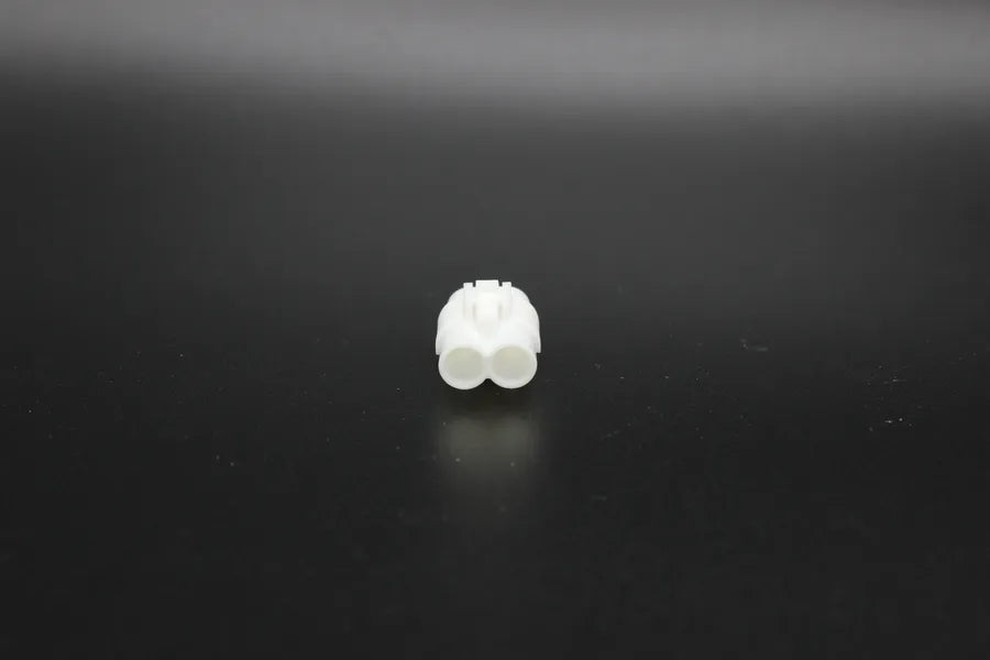 Sumitomo Female MT White - 2 Terminal in Style: Flying Lead. Sumitomo MT in White. These connectors are typically found in OEM applications and are available as a connector only or as a flying lead. An extra terminal is included with every connector, beca