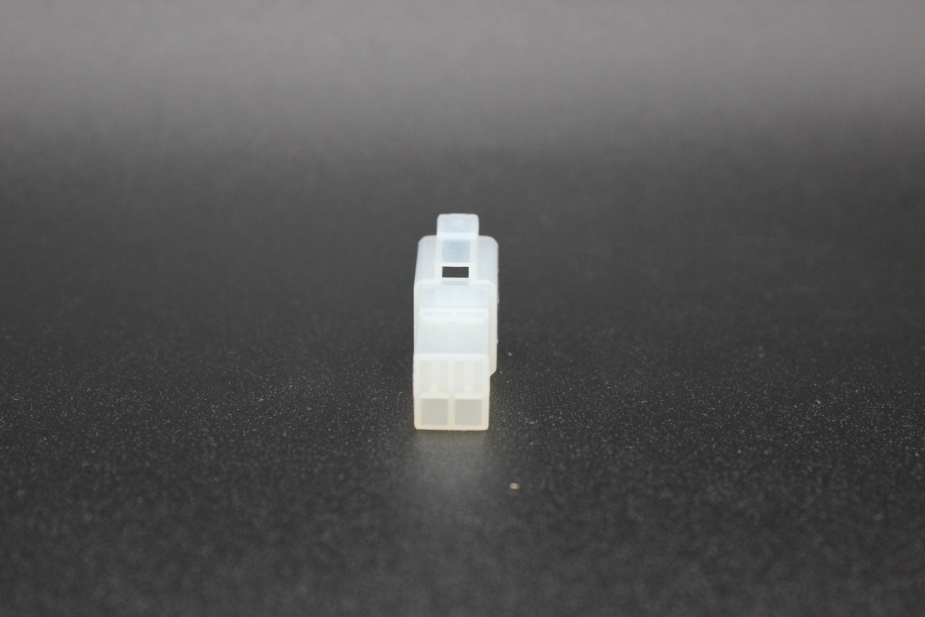 KET Male 090 White - 4 Terminal in Style: Connector Only. KET 090 in White. These connectors are typically found in OEM applications and are available as a connector only or as a flying lead. An extra terminal is included with every connector, because mis