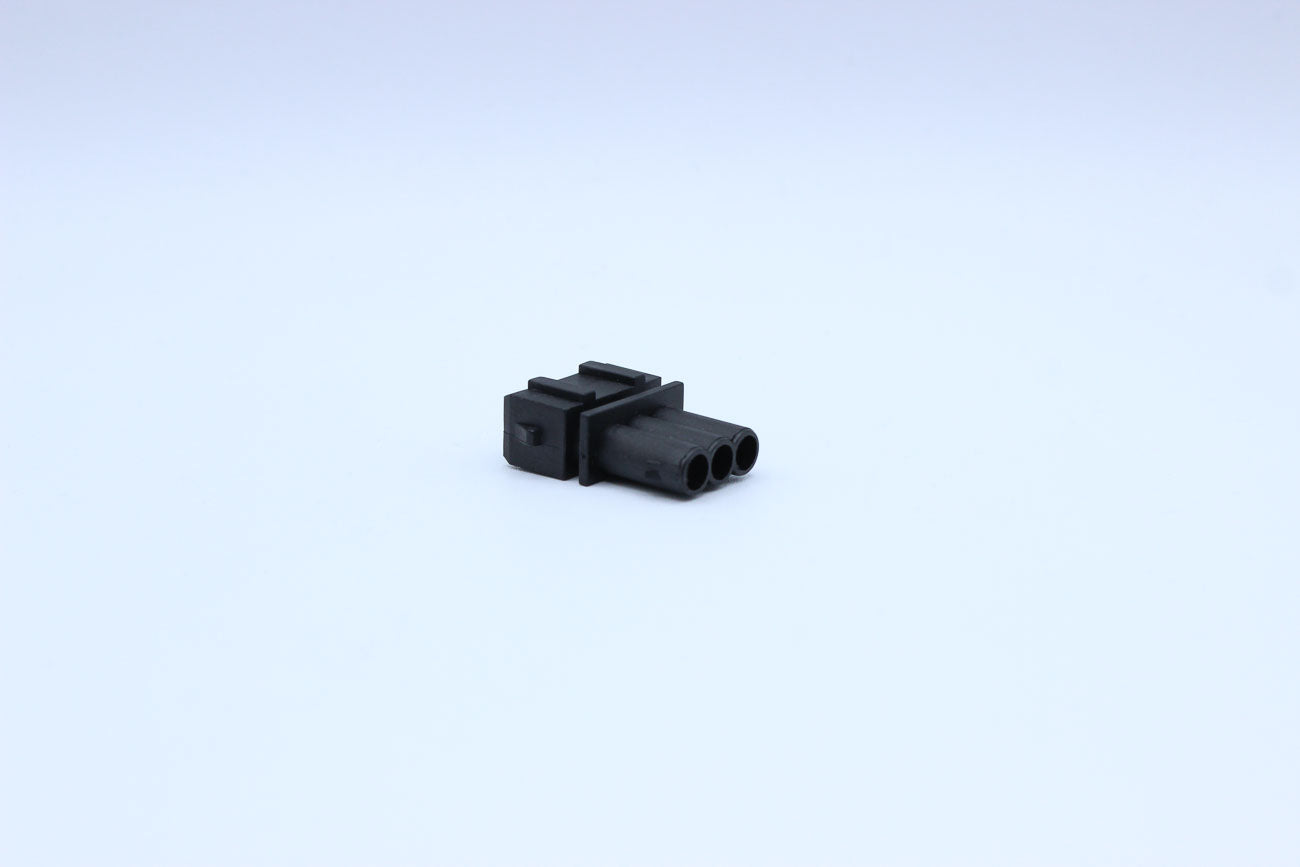 Delphi Male Timer Black - 3 Terminal in Style: Connector Only. Delphi Timer in Black. These connectors are typically found in OEM applications and are available as a connector only or as a flying lead. An extra terminal is included with every connector, b