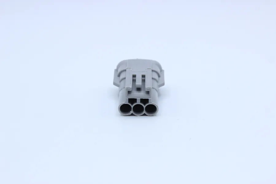 Sumitomo Male TS Gray Tab width 2.3 - 3 Terminal in Style: Flying Lead. Sumitomo TS in Gray. These connectors are typically found in OEM applications and are available as a connector only or as a flying lead. An extra terminal is included with every conne