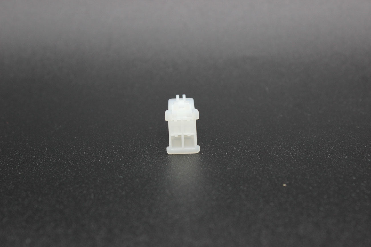 KET Female 090 White - 4 Terminal in Style: Connector Only. KET 090 in White. These connectors are typically found in OEM applications and are available as a connector only or as a flying lead. An extra terminal is included with every connector, because m