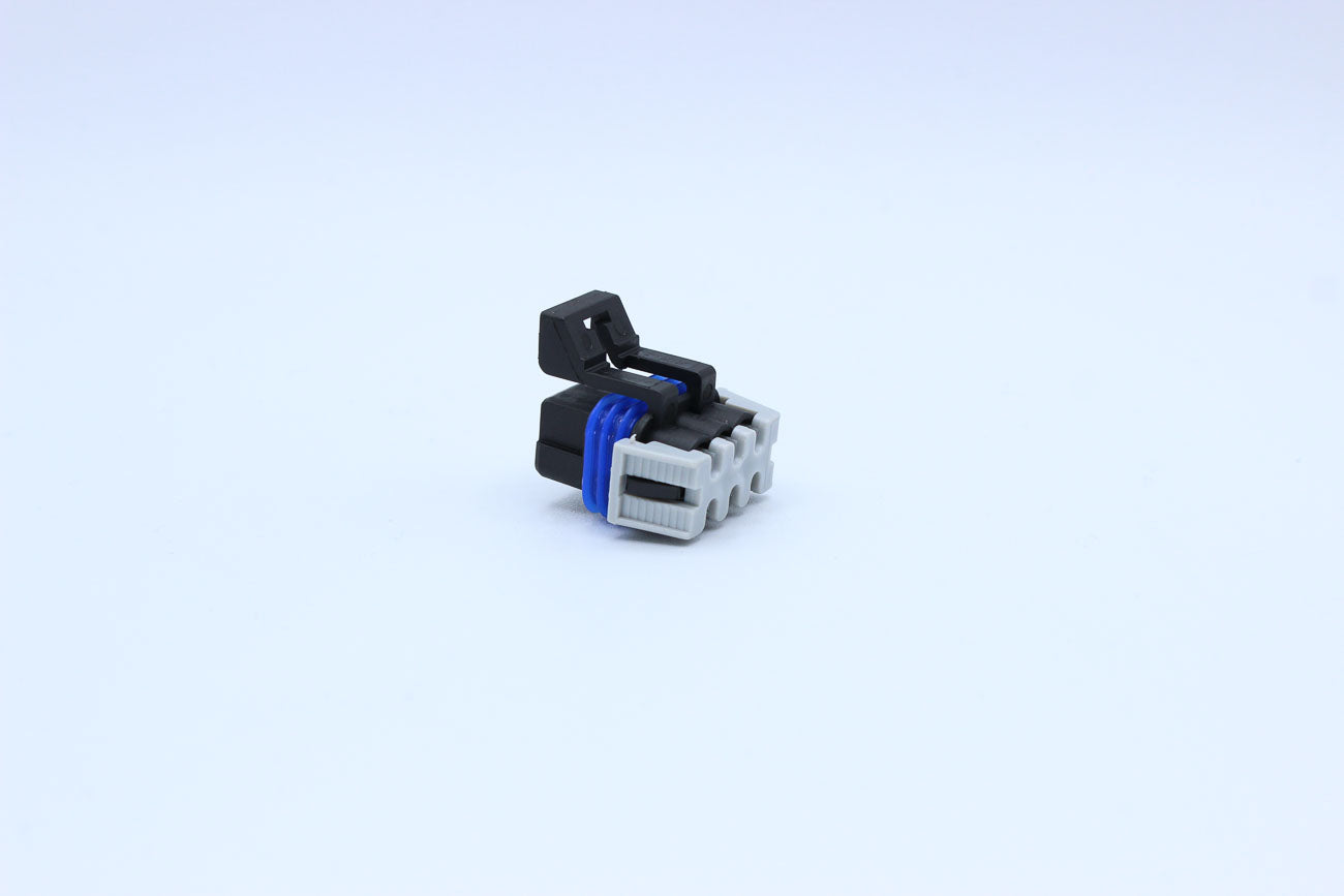 Delphi Female Metri-pack 150 Black - Part Number 12052848 in Style: Connector Only. Delphi Metri-pack 150 in Black. The OEM Part Number for this part is 12052848. These connectors are typically found in OEM applications and are available as a connector on