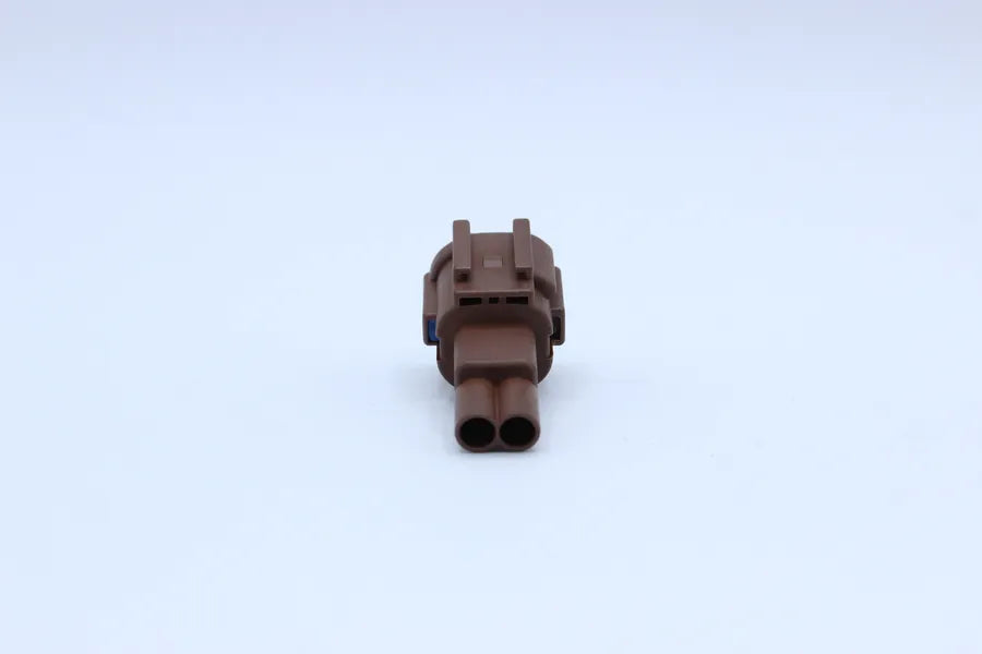 Sumitomo Male RS Brown - 2 Terminal in Style: Flying Lead. Sumitomo RS in Brown. These connectors are typically found in OEM applications and are available as a connector only or as a flying lead. An extra terminal is included with every connector, becaus