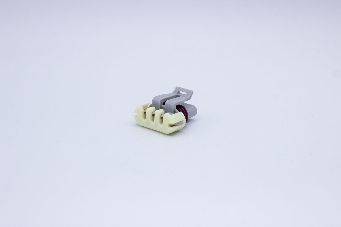 Delphi Female Metri-pack 150 Grey Code 2 - 3 Terminal in Style: Connector Only. Delphi Metri-pack 150 in Grey. These connectors are typically found in OEM applications and are available as a connector only or as a flying lead. An extra terminal is include