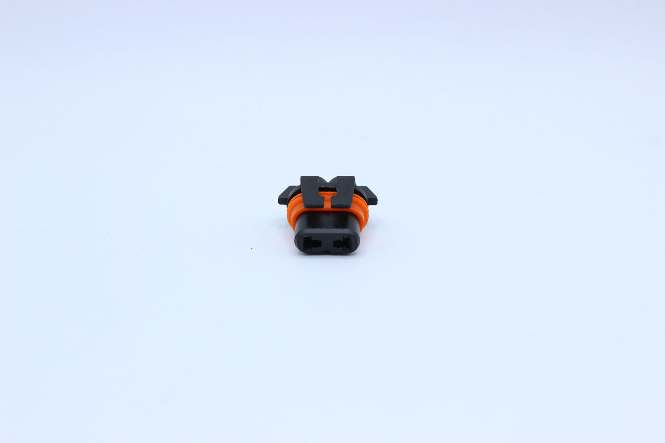 Delphi Female Metri-pack 280 Black type 3 - 2 Terminal in Style: Connector Only. Delphi Metri-pack 280 in Black. These connectors are typically found in OEM applications and are available as a connector only or as a flying lead. An extra terminal is inclu