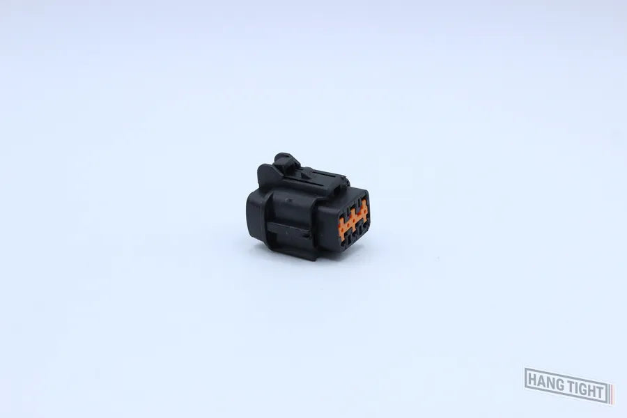 Sumitomo Female RS Black - 6 Terminal in Style: Connector Only. Sumitomo RS in Black. These connectors are typically found in OEM applications and are available as a connector only or as a flying lead. An extra terminal is included with every connector, b