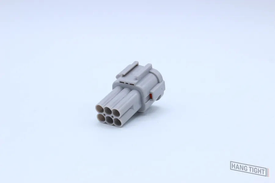 Sumitomo Male RS Gray - 6 Terminal in Style: Flying Lead. Sumitomo RS in Gray. These connectors are typically found in OEM applications and are available as a connector only or as a flying lead. An extra terminal is included with every connector, because