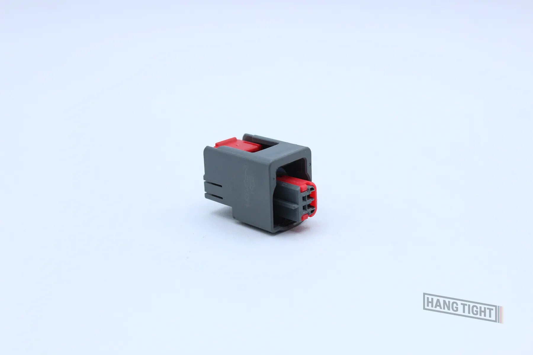 TE Female AMP 0.64 Gray Horizontal lock tab layout - 2 Terminal in Style: Flying Lead. TE AMP 0.64 in Gray. These connectors are typically found in OEM applications and are available as a connector only or as a flying lead. An extra terminal is included w