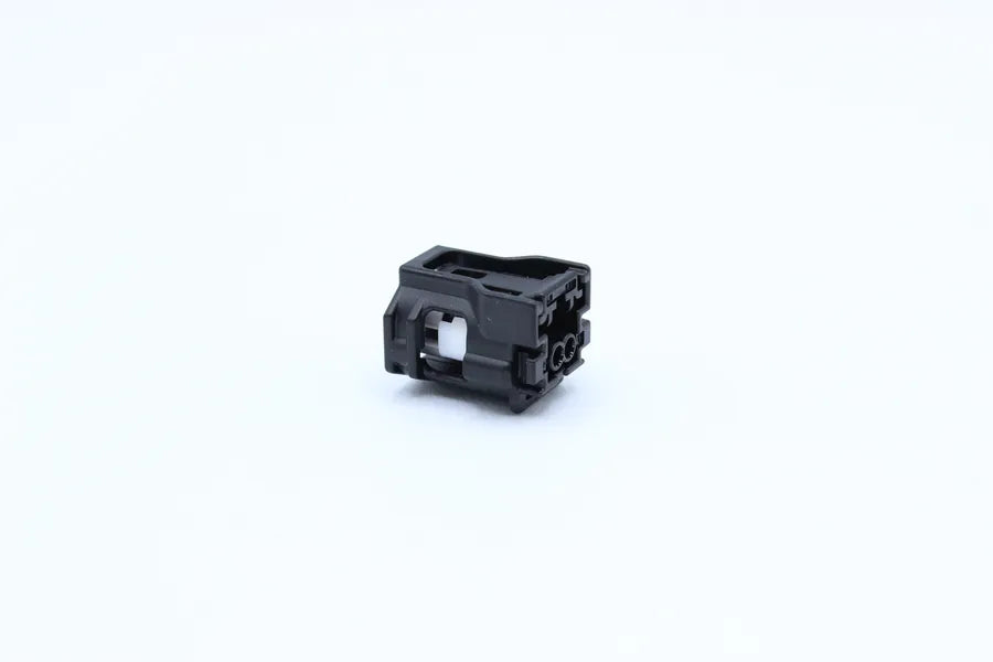 Sumitomo Female Black tab width 0.64 - 2 Terminal in Style: Flying Lead. Sumitomo in Black. These connectors are typically found in OEM applications and are available as a connector only or as a flying lead. An extra terminal is included with every connec