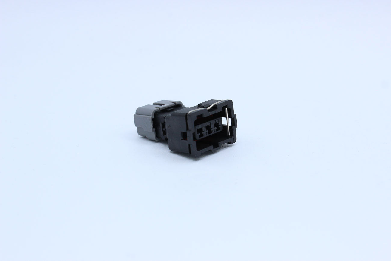 Furukawa Female JFC Black - 3 Terminal in Style: Connector Only. Furukawa JFC in Black. These connectors are typically found in OEM applications and are available as a connector only or as a flying lead. An extra terminal is included with every connector,