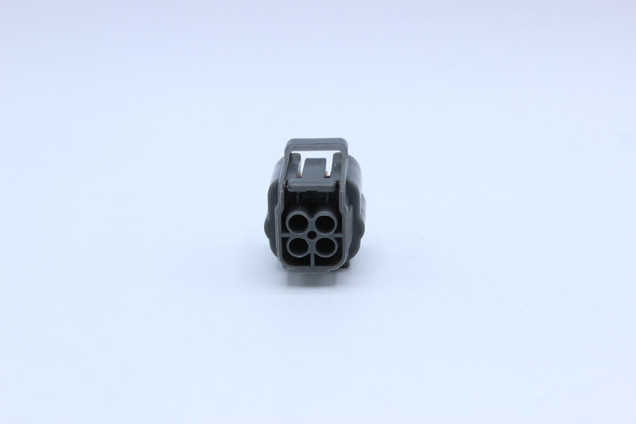 Sumitomo Female DL Gray type 2 - 4 Terminal in Style: Flying Lead. Sumitomo DL in Gray. These connectors are typically found in OEM applications and are available as a connector only or as a flying lead. An extra terminal is included with every connector,