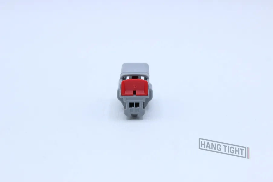 Molex Female MX64 Gray Code B - 2 Terminal in Style: Flying Lead. Molex MX64 in Gray. These connectors are typically found in OEM applications and are available as a connector only or as a flying lead. An extra terminal is included with every connector, b