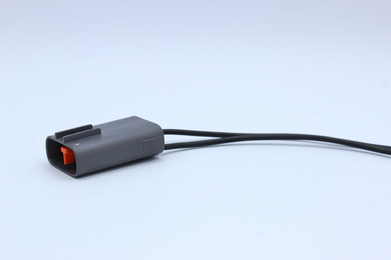 Sumitomo Male DL Gray Tab width 7.8 - 2 Terminal in Style: Connector Only. Sumitomo DL in Gray. These connectors are typically found in OEM applications and are available as a connector only or as a flying lead. An extra terminal is included with every co