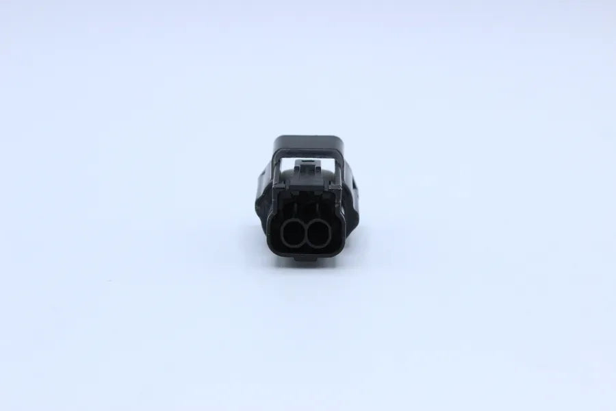 Sumitomo Female Injector relief Black - 2 Terminal in Style: Connector Only. Sumitomo Injector relief in Black. These connectors are typically found in OEM applications and are available as a connector only or as a flying lead. An extra terminal is includ